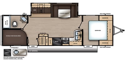 2019 Coachmen by Forest River Catalina Legacy Series M-273 BHSCK Specs ...