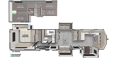 2023 Salem Grand Villa 42fk