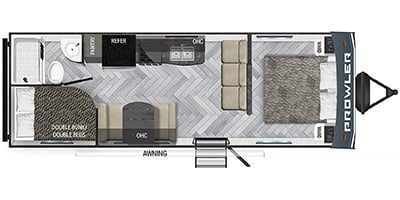 2023 Heartland RVs Prowler Series M-250BH Specs and Standard