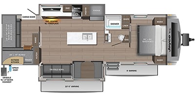 2024 Jayco White Hawk Series M-32 QBH Specs and Standard Equipment